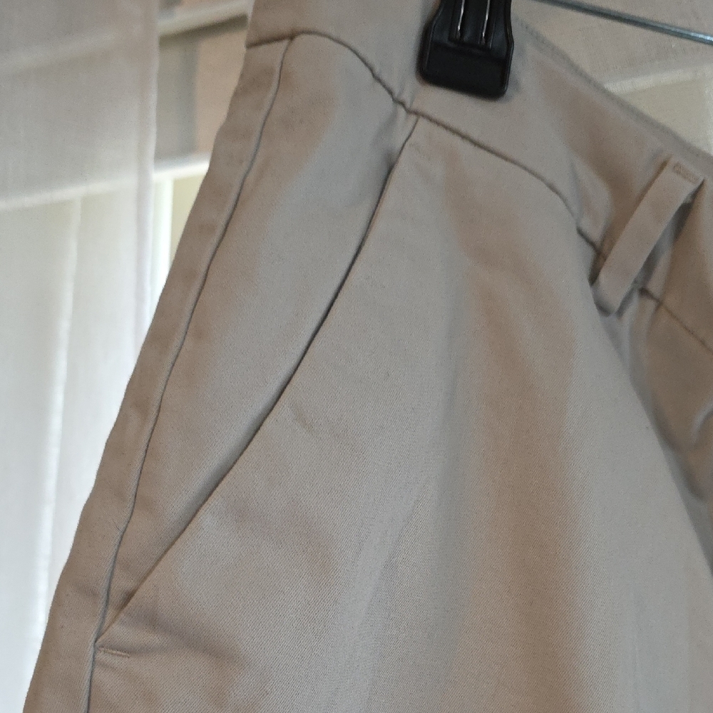 St. John's Bay Gray Stretch Chinos - Picture 7 of 7